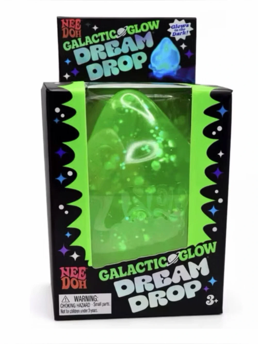 Needoh Galactic Glow Green Dream Drop by Schylling